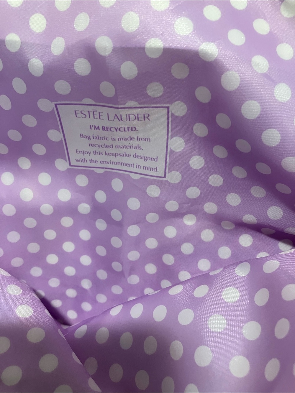 Estee Lauder Pop Art Comic Tote with Lavender Handles - Picture 2 of 8